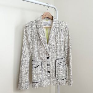 Carol Anderson by Invitation Blazer Ivory & Navy